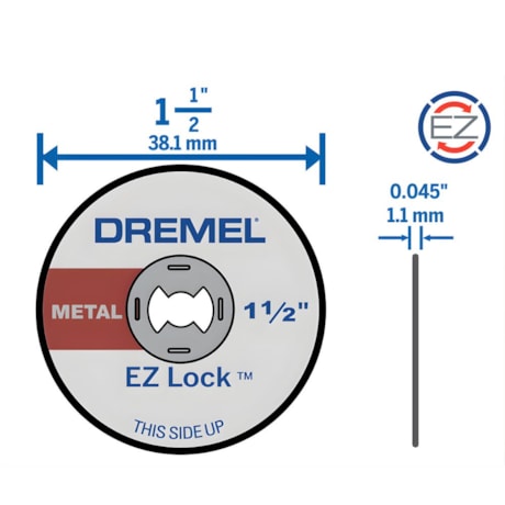 Kit de Discos de Corte Metal 1.1/2