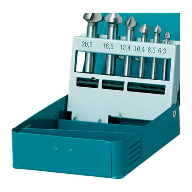 Kit de Escareadores 6 Peças D-42204 MAKITA-3dabe7bc-5a6e-4aeb-8f95-d1f636d51765