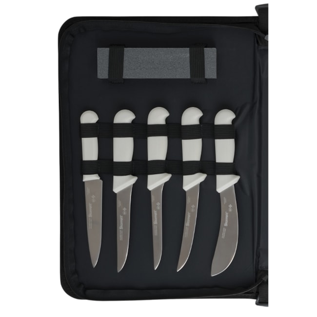 Kit de Facas Profissionais Cabo Branco Completo Estojo com 11 Peças BKK-11W STARRETT-f2c808e1-311c-4d9b-8ad0-93b4f010171a