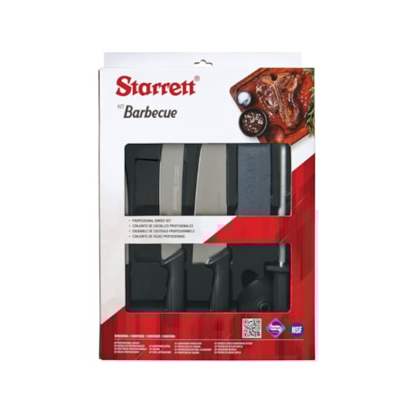 Kit de Facas Profissionais para Churrasco com 6 Peças BARBECUE BKK-6B STARRETT-b3ec5955-5587-44e2-9629-4da094a2ebd7