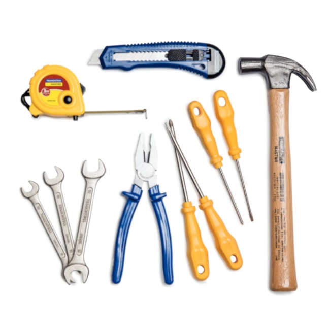 Kit de Ferramentas com 11 Peças para Manutenções e Reparos 43409104 TRAMONTINA MASTER-da3c7988-a520-4d5d-a412-d862471b5b10