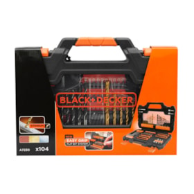 Kit de Ferramentas para Furar e Parafusar 104 Peças A7230-XJ BLACK DECKER