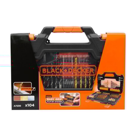 Kit de Ferramentas para Furar e Parafusar 104 Peças A7230-XJ BLACK DECKER-783b826e-4ec9-4aa5-a365-92b99b15750a