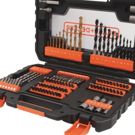 Kit de Ferramentas para Furar e Parafusar 104 Peças A7230-XJ BLACK DECKER-5afa7b2e-f161-4548-b253-fbdbc7db2449