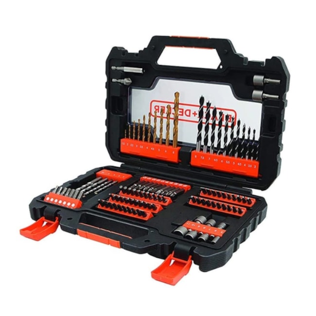 Kit de Ferramentas para Furar e Parafusar 104 Peças A7230-XJ BLACK DECKER-a846af96-e98e-4433-ab3d-1cd3f9a3d3fd