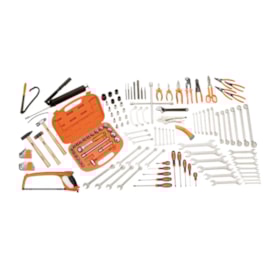 Kit de Ferramentas para Manutenção Automotiva e Industrial 141 Peças 44970141 TRAMONTINA PRO