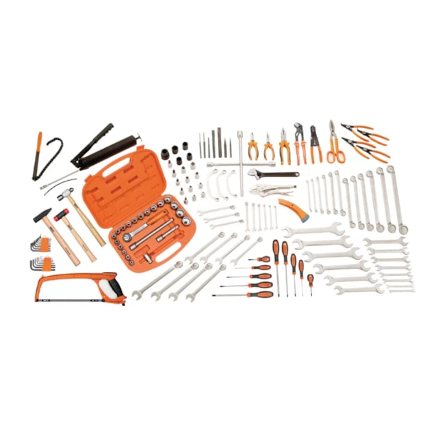 Kit de Ferramentas para Manutenção Automotiva e Industrial 141 Peças 44970141 TRAMONTINA PRO-04ff089f-98e2-492c-b79d-50b25b2c80b8