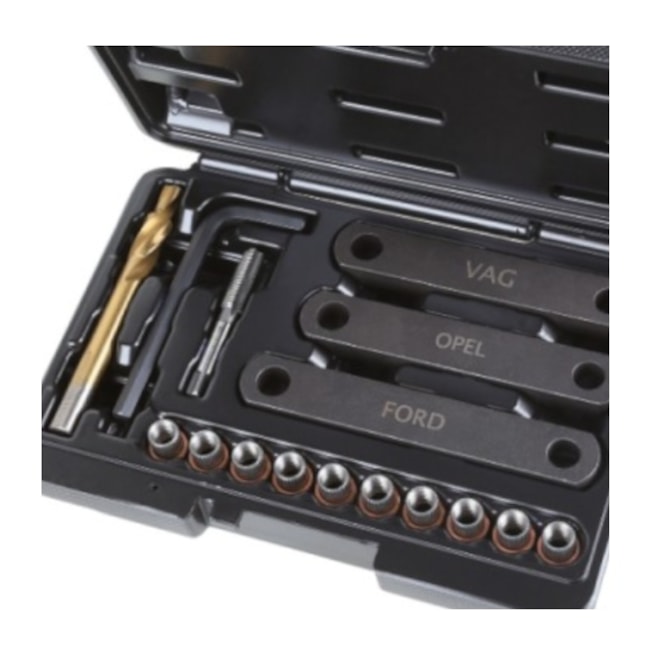 Kit de Ferramentas para Reparo de Rosca Danificada Suportde de Pinça de Freio m9 x 1.25 437K/16 BETA-0992290e-0498-4a0e-b288-1cb4ee2dbe99