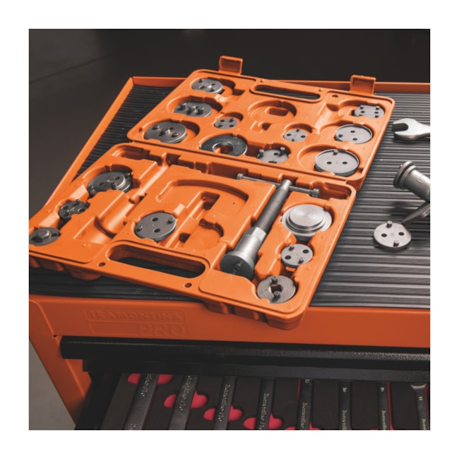 Kit de Ferramentas para Retornar Êmbolos da Pinça de Freio 22 Peças 44061222 TRAMONTINA PRO-5185ed55-79b9-4128-a28a-318b7af9c449