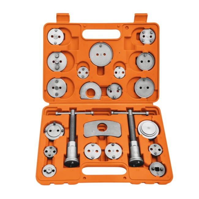 Kit de Ferramentas para Retornar Êmbolos da Pinça de Freio 22 Peças 44061222 TRAMONTINA PRO-0e29b539-e789-4c94-b6ec-827183e45959