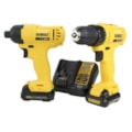 Kit de Furadeira 3/8" + Parafusadeira 1/4" de Impacto Bivolt  DCK201C2-BR DEWALT