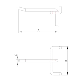 kit de Ganchos para Painel com 30 Peças 44953/992 TRAMONTINA PRO