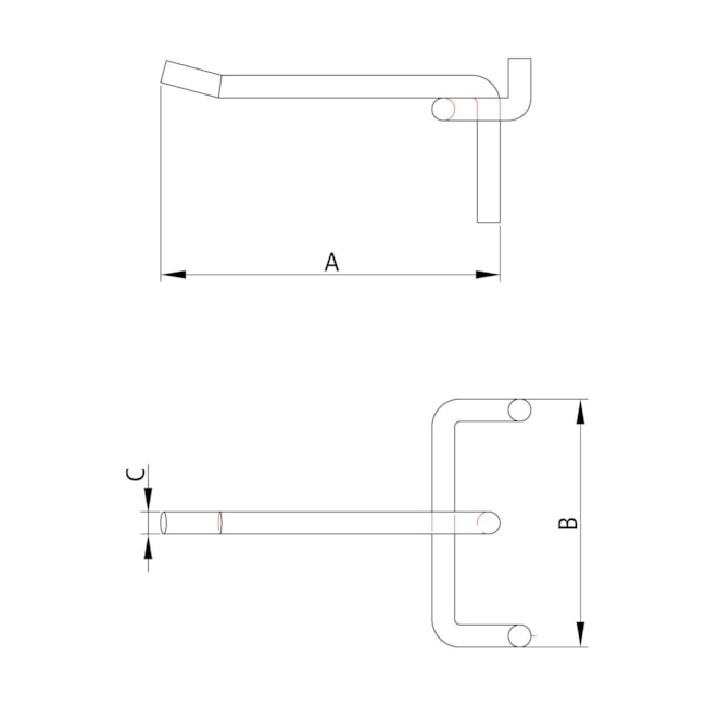 kit de Ganchos para Painel com 30 Peças 44953/992 TRAMONTINA PRO-d0021470-53de-44f0-a1ee-c1c280f12ff3