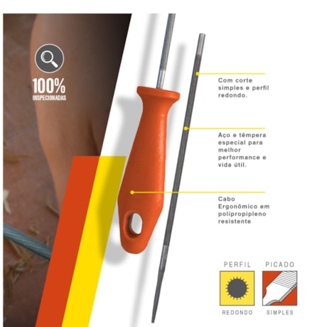 Kit de Limas para Motosserra com Cabo 8