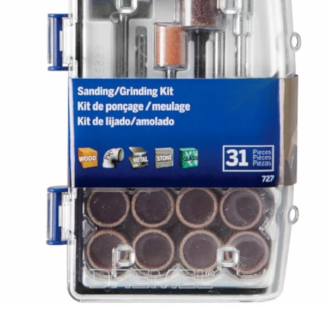 Kit de Lixar e Afiar para Micro Retífica com 31 Peças 26150727AB DREMEL-848a9ef5-5d4d-4619-b6ce-ac8018067208