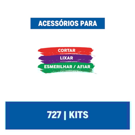 Kit de Lixar e Afiar para Micro Retífica com 31 Peças 26150727AB DREMEL-82f437d7-6a3a-4f50-859a-81d0bde73a2f