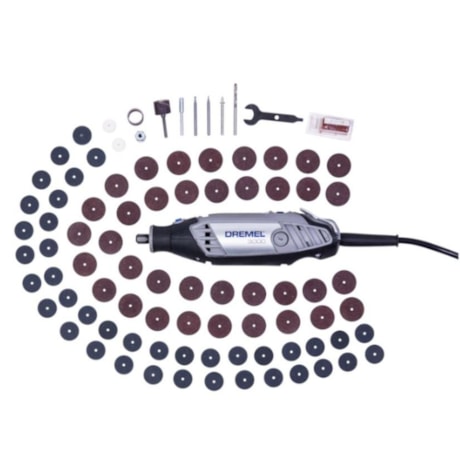 Kit de Micro Retífica 120W com Suporte Vertical + 82 Acessórios e 1 Acoplamento DREMEL-51729eec-4b3e-4474-b555-fdc6902b44c0