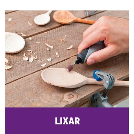 Kit de Micro Retífica 60W Bivolt com Suporte Vertical + 11 Peças DREMEL-b052b06b-2d7c-4892-9303-956def16f408