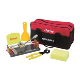 Kit de Mosaico Jogo Cortador de Pisos e Azulejos Completo com 5 Peças 61363 CORTAG