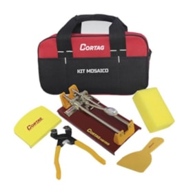 Kit de Mosaico Jogo Cortador de Pisos e Azulejos Completo com 5 Peças 61363 CORTAG