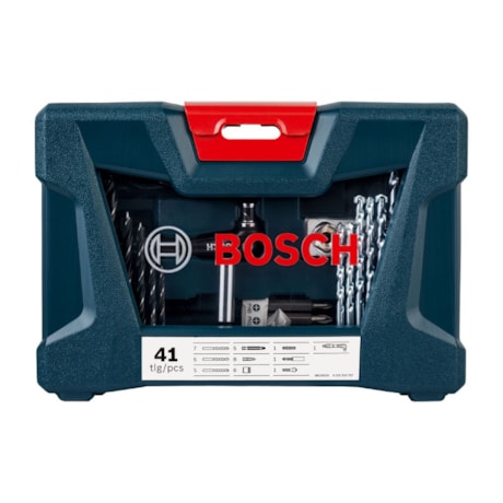 Kit de Pontas e Brocas 41 Peças V-LINE 2607017396 BOSCH-8f46e9b0-b33d-4f1c-bdb3-b1f66d6e39ef