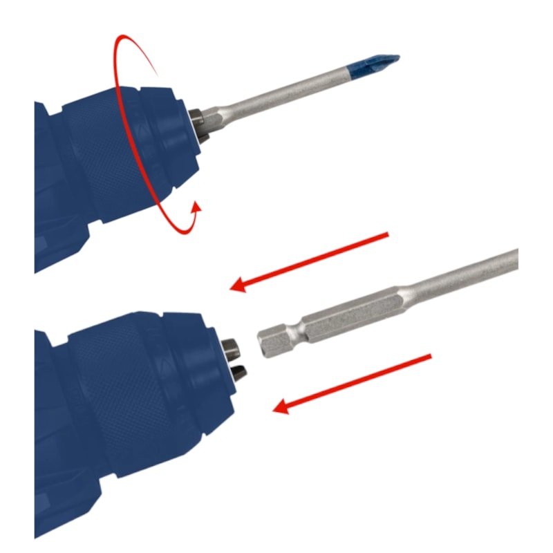 Kit de Pontas e Soquetes Extra Hard PH/PZ/T/SL/H com 43 Peças