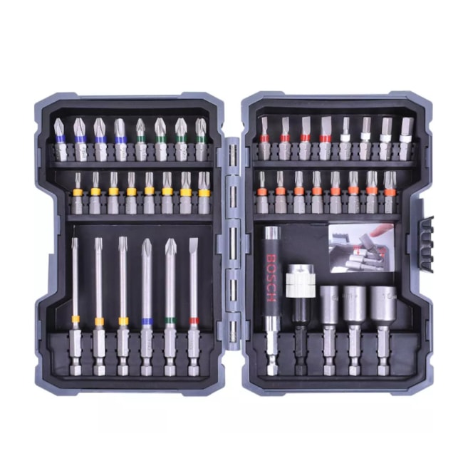 Kit de Pontas e Soquetes Extra Hard PH/PZ/T/SL/H com 43 Peças 2607017164 BOSCH-1dbdd33d-ca60-4cb6-832e-ff4f905099bc