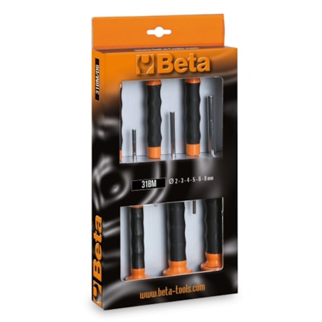 Kit de Saca Pino Paralelo Com Punho 2 a 8mm 6 Peças 31BM/D6 BETA-14568a85-8099-4685-aebd-6edf948d44b4