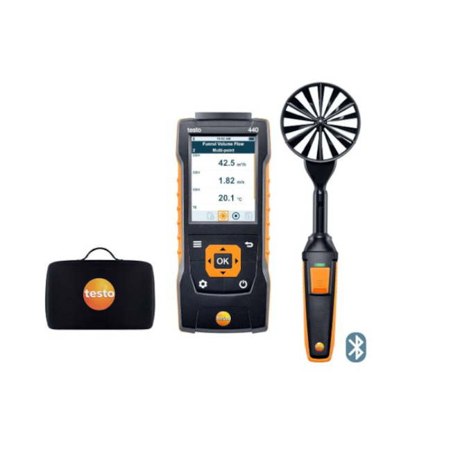Kit de Sonda com Molinete 100mm e Bluetooth 0563 4403 440 TESTO-197ed226-1bc5-41dd-9816-84386431925b