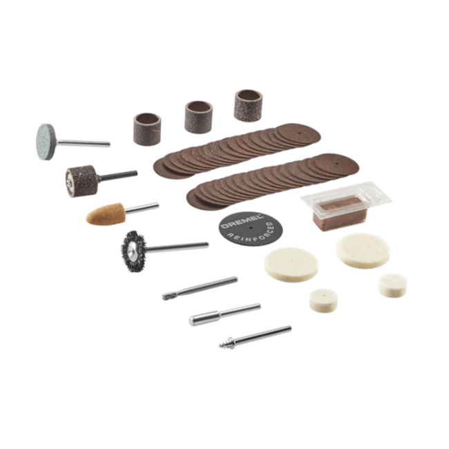 Kit de Uso Geral com 52 Peças para Micro Retífica 26150730AA DREMEL-9b1ea4e5-2838-41b7-8fce-2124900b7682