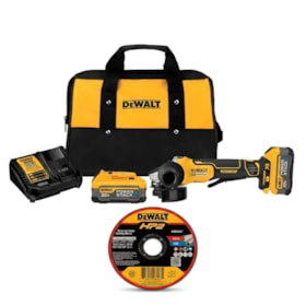 Kit DEWALT Esmerilhadeira Angular 4.1/2