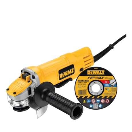 Kit DEWALT Esmerilhadeira Angular 4.1/2