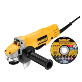 Kit DEWALT Esmerilhadeira Angular 4.1/2
