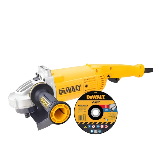 Kit DEWALT Esmerilhadeira Angular 7