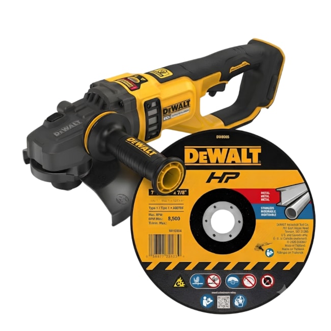 Kit DEWALT Esmerilhadeira Angular 7