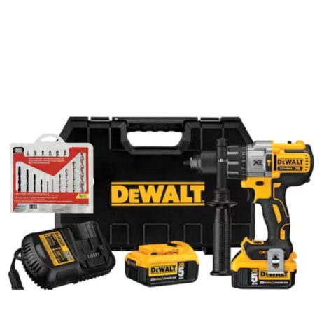 Kit DEWALT Furadeira Parafusadeira de Impacto 1/2