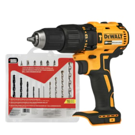 Kit DEWALT Furadeira Parafusadeira de Impacto 1/2