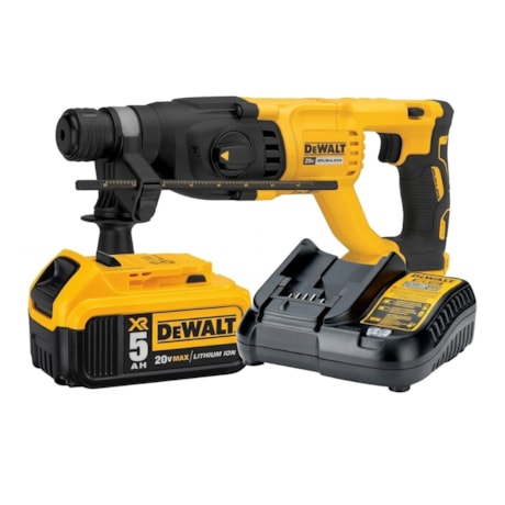 Kit DEWALT Martelete Perfurador Rompedor 26MM 20V DCH133B-B3 + 1 Bateria 5.0AH + 1 Carregador 110/220V-0297fc41-9997-43ae-9aa2-f6aea3ff6c66
