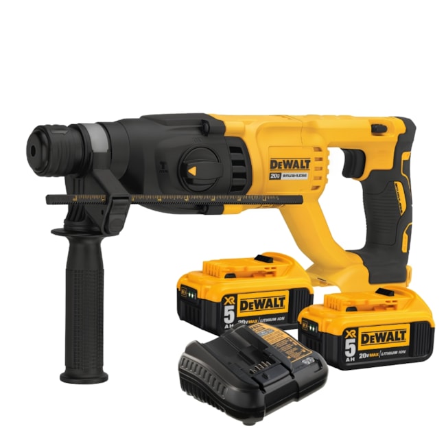 Kit DEWALT Martelete Perfurador Rompedor 26MM 20V DCH133B-B3 + 2 Baterias 5.0AH + Carregador 110/220V-02a7c1fc-fc3c-42b9-864c-c88a5d1fdbad