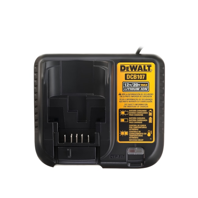 Kit Dewalt Super Potência Heavy Duty Furadeira Parafusadeira de Impacto 1/2