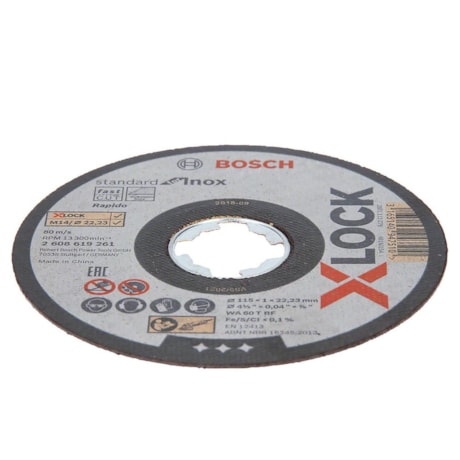 Kit Disco de Corte para Inox/Metal 4.1/2