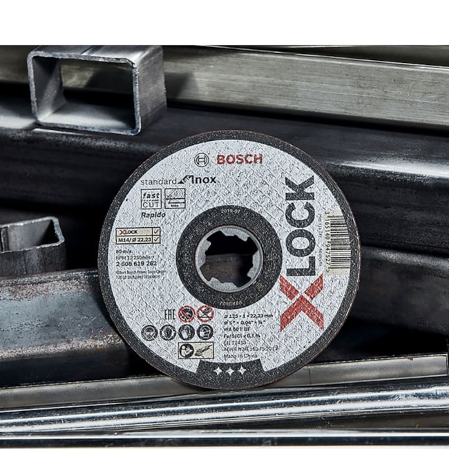 Kit Disco de Corte para Inox/Metal 4.1/2