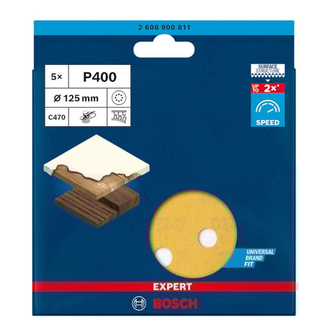 Kit Disco de Lixa para Madeira 5