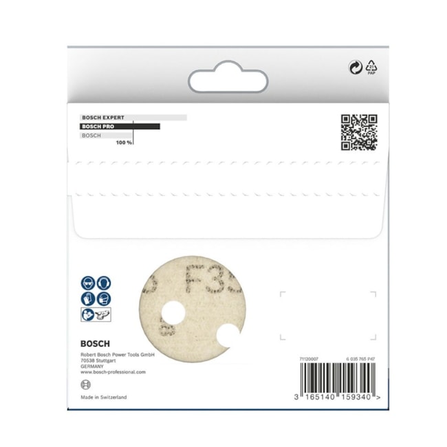 Kit Disco de Lixa PRO F355 125mm GR100 para Concreto com 5 Peças 2608605116 BOSCH-61702db5-4fab-40a2-b821-4b23ed32ae7c