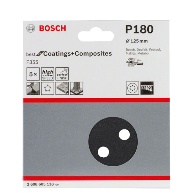 Kit Discos de Lixa para Concreto 5