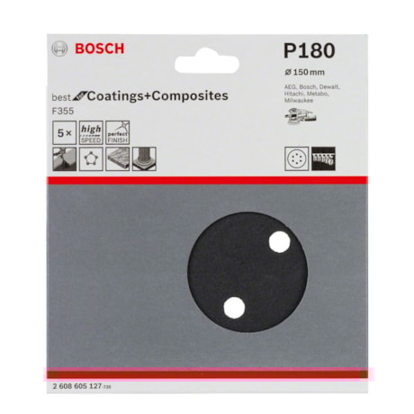 Kit Discos de Lixa para Concreto 6