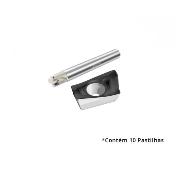 Kit Fresa/Cabeçote Intercambiável 20mm - 90° com 10 Pastilhas ADMT10 e 1 Chave F4042KIT031TTS WALTER-348ccccf-212f-42a3-a1dc-15313a2301d6