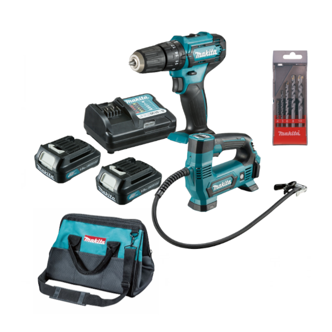 Kit Furadeira de Impacto 3/8