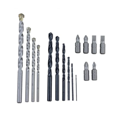 Kit Furadeira Parafusadeira 3/8