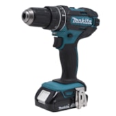 Kit Furadeira/ Parafusadeira de Impacto 1/2" 2 Baterias 18V + Acessórios Bivolt DHP482RAE-P MAKITA Kit Furadeira/ Parafusadeira de Impacto 1/2" 2 Baterias 18V + Acessórios Bivolt DHP482RAE-P MAKITA